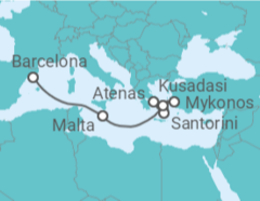 Itinerário do Cruzeiro Grécia, Turquia, Malta TI - Celebrity Cruises