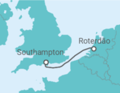 Itinerário do Cruzeiro Holanda - Disney Cruise Line