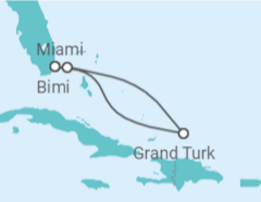 Itinerário do Cruzeiro Bahamas - Virgin Voyages