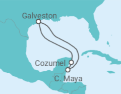 Itinerário do Cruzeiro México - Royal Caribbean