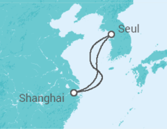 Itinerário do Cruzeiro Coreia Do Sul - Royal Caribbean