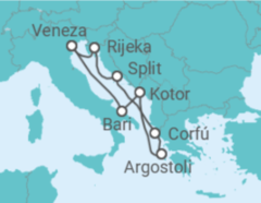 Itinerário do Cruzeiro Grécia, Turquia - Seabourn