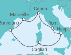 Itinerário do Cruzeiro Grécia, Croácia, Itália, Eslovénia, Montenegro - Explora Journeys