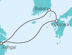 Itinerário do Cruzeiro Coreia Do Sul, Japão - MSC Cruzeiros
