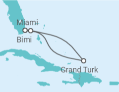 Itinerário do Cruzeiro Bahamas - Virgin Voyages