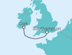 Itinerário do Cruzeiro Irlanda com Bebidas - MSC Cruceros