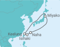 Itinerário do Cruzeiro Japão, Taiwan com Bebidas - MSC Cruceros