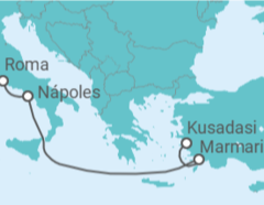 Itinerário do Cruzeiro Turquia, Itália TI - MSC Cruzeiros