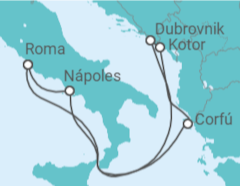 Itinerário do Cruzeiro Grécia, Montenegro, Croácia, Itália - Princess Cruises