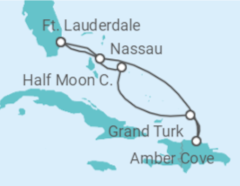 Itinerário do Cruzeiro Bahamas - Holland America Line