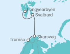 Itinerário do Cruzeiro Noruega - Silversea