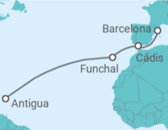 Itinerário do Cruzeiro Espanha, Portugal - Explora Journeys