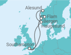 Itinerário do Cruzeiro Noruega - Celebrity Cruises