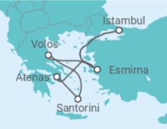 Itinerário do Cruzeiro Turquia, Grécia - Costa Cruzeiros