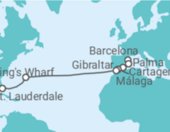 Itinerário do Cruzeiro Espanha, Gibraltar, Bermudas - Celebrity Cruises