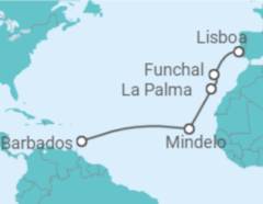 Itinerário do Cruzeiro Portugal, Espanha, Cabo Verde - Silversea
