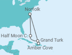Itinerário do Cruzeiro Bahamas - Carnival Cruise Line