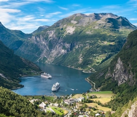 Os cruzeiros mais desejados que visitam Geiranger (Noruega)