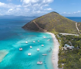 Os cruzeiros mais desejados que visitam Tortola (Antilhas)