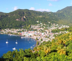 Os cruzeiros mais desejados que visitam Soufrière (Santa Lucía)