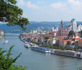 Os cruzeiros mais desejados que visitam Passau (Alemanha)