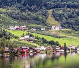 Os cruzeiros mais desejados que visitam Ulvik (Noruega)