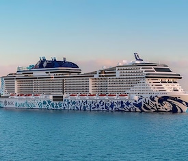 Os Cruzeiros mais procurados a bordo do MSC Euribia