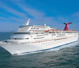 Os Cruzeiros mais procurados a bordo do Carnival Paradise