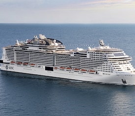 Os Cruzeiros mais procurados a bordo do MSC Bellissima