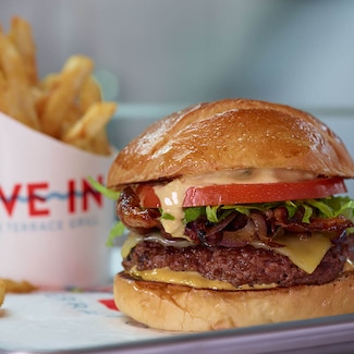 Dive-In no Terrace Grill – hambúrgueres perfeitos!