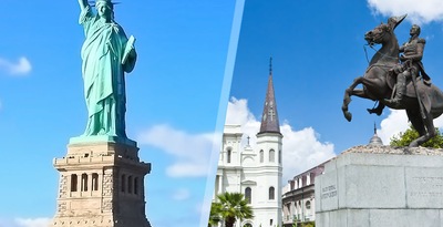 Nova Iorque e Nova Orleães