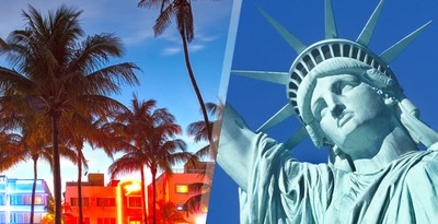 Nova Iorque e Miami