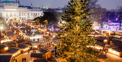 Especial Mercados de Natal de carro em Viena, Alta Áustria e Estíria