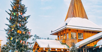 Especial de Natal da Lapônia, Aurora Boreal e aldea do Papai Noel