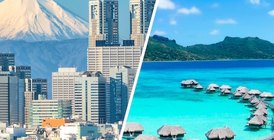 Tóquio e Bora Bora