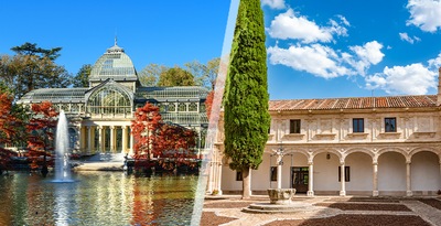 Madrid e Paradores de Madrid com carro de aluguer
