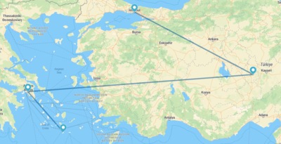 Estambul, Capadócia, Atenas e Santorini