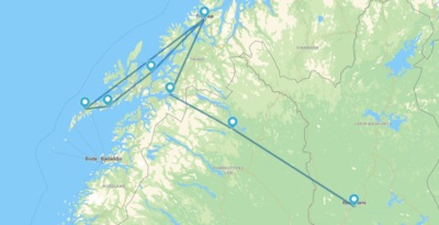 De Tromso a Rovaniemi com Ilhas Lofoten e Cultura Sami