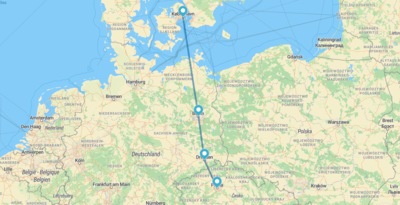 Copenhague, Berlín y Praga
