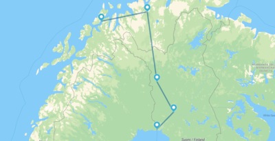 Tromso, Alta, Rovaniemi e Círculo Polar Ártico