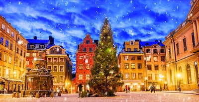 Mercado de Natal em Estocolmo