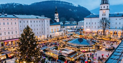 Mercado de Natal em Salzburgo