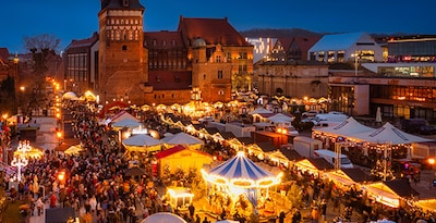 Mercado de Natal em Gdansk